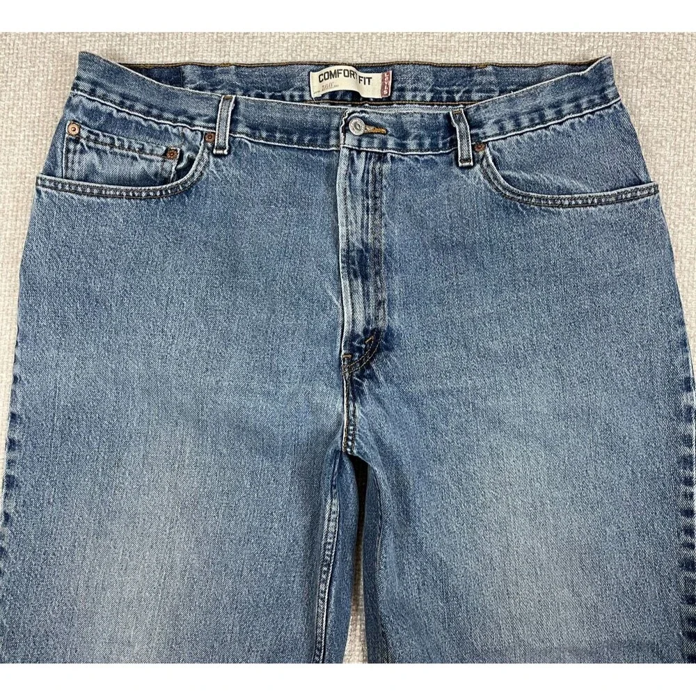 Levi's 560 Jeans Comfort Fit Men's 42x32 (Actual 41x30) Blue Denim